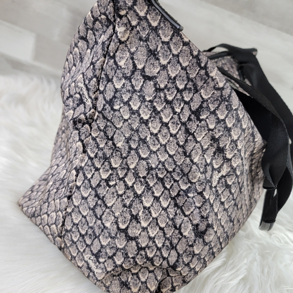 COACH Taylor Python Snake Print Large Tote Bag with Snap In Pouch - Picture 5 of 16